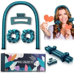Curling Sponge, Hëtztlos Curling Sponge Curler, Curls Without Heat, Heatless Curls Band, No Heat Curling Ribbon, Curling Sponge DIY Hair Styling Tools for Long Medium Hair