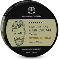 The Man Company Machismo Stronghold Hair Wax for Men | Stylish Matte Finish with Volume | Non-Adhesive - 100g
