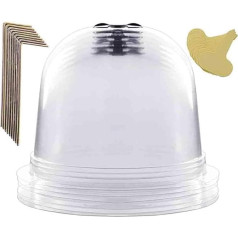 Garden Plant Bell, Breathable Plastic Plant Cover, Pack of 6 Plastic Plant Bell, Propagation Bells, for Warming