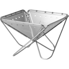 Snow Peak Pack & Carry Fireplace - Made of Heavy Duty Stainless Steel