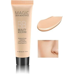Boobeen Hydrating BB Cream, Full Coverage Foundation & Concealer, Colour Correcting Cream, Tinted Moisturiser BB Cream for All Skin Types - Balances Skin Tone