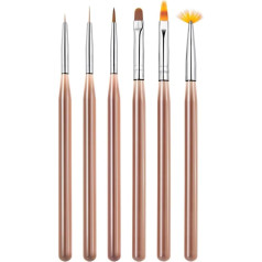 Parts/Set Nail Art Carving Gel Extension Builder Painting Brush Nail Liner Pen Gradient Tools