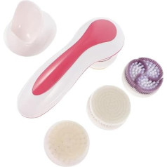 Electric Washing Machine Electric Massager Electric Face Cleanser Electric Face Brush Face Exfoliating Brush Face Brush Rechargeable Face Pink ABS