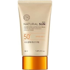 [The Face Shop]2015 UPGRADE Natural Sun Eco Power Long-Lasting Sun Cream 50ml(1.69oz)SPF50 PA+++ by The Face Shop