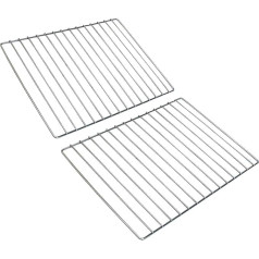 Set of 2 Stainless Steel Cooking Grate, Stainless Steel Grate, Cooking Grate, Various Sizes (42.5 cm x 36 cm)