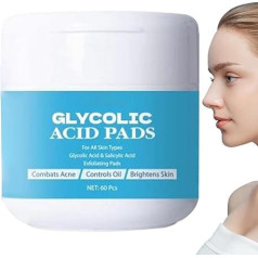 Gel Toner Pads, Acne Face Exfoliating Pads, Moisturizing Toner Pads, Exfoliating Moisturizing Face Toning Pads, 60 Pieces, Deep Cleansing Skin Care Products, Cleansing Wipes for