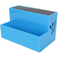 Friseurscheren-Aufbewahrungsbox mit großer Kapazität für Salon, Friseurladen, gesundes Material (blau)