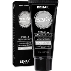 Polygel Nail Kit, Acrylic Gel for Constructions, Gel Nails for Reconstruction, Scratch Resistant and Yellowing Resistant, Lasts up to 5 Weeks, 60ml (Clear)