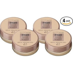 Maybelline New York Make Up, Dream Matte Mousse Make-Up, Mattifying, No. 20 Cameo (Pack of 4)