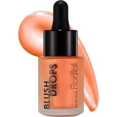 Rodial Blush Drops Apricot Sorbet - Lustrous Honey Apricot for Golden Glow, Nourishing with Vitamin E, Multi-Use Liquid, 0.5 fl. oz.
