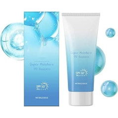 Leichtes Sonnenschutz-Gel 80g, Wasserfester SPF, Für fettige Haut & Sensitivhaut, Mattierend, Hyaluron-Feuchtigkeit 8h, Dermatologisch Getestet, Make-up Basis