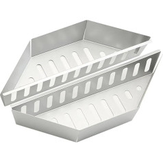 Kohlekörbe 2 Stück Holzkohlekörbe, Zubehör, leicht, verdickt, Campingausrüstung, Grillkörbe for Camping, Grillen, Picknick, Outdoor, Wandern FüR Hitze