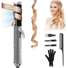 2 in 1 Curling Iron Straightener with 40 Lon Air Outlet, Curling Iron Large Curls, PARWIN PRO BEAUTY Straighteners Curls and Straightens for All Hairstyles, with Anti-scalding Felt Cloth, Long-Lasting