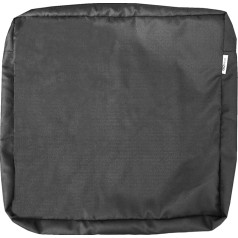 Outdoor-Kissen, waschbar, nur Ersatzbezüge mit Reißverschluss, 61 x 55 x 10 cm, für Terrassenmöbel, Sofa, Zweisitzer, tiefe Sitzstühle, 6 Stück