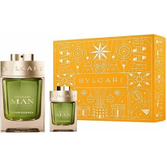 Bulgari Man Gift Set Wood Essence Eau De Parfum Spray 100 ml and Travel Spray Eau De Parfum 15 ml