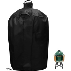 BBQ Cover for arge Big Green Egg and Kamado Classic Joe Ceramic Grill, 29 Inch Diameter Waterproof Outdoor Grill Full Cover Outdoor Grill Smoker Accessories