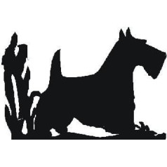 Scottish Terrier Hanging Basket, Halterung