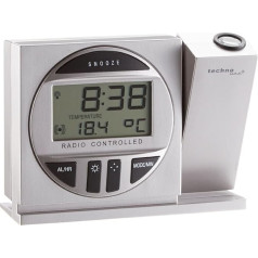 Technoline projection alarm clock WT 590 with radio controlled clock – indoor temperature and date display