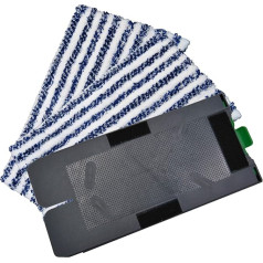 Replacement Plate for Vorwerk Kobold SP 520 and SP 530 Vacuum Cleaner Wet Cleaner + 2 Cleaning Cloths Blue White