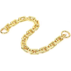 Xiazw Heavy Beautiful Metal Bag Chain Purse Strap Chain Shoulder Strap Bag Strap Replacement for Handbags 56 cm (Shiny Yellow Gold, Large)