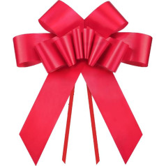 Bow Car, Large Gift Bow, Giant Red Bow, XXL, 76 cm, Giant Bow, Red Car Bow for Car, Bicycle, Christmas, Large Gift, Wedding, Party, Celebration