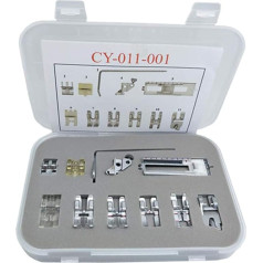 KUNPENG - #CY-011-001 1SET 11 pcs Snap On Presser Foot fit for Pfaff 1147,1150,1151,1171,1469,1018,1019 with IDT