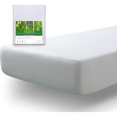 Tural - Waterproof and breathable mattress topper. Mattress cover made of terry cloth, 100% bamboo. Size 140 x 190/200 cm - Mattress protector