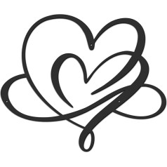 Iron Plate Sign Vintage Metal Wall Decor Tin Sign Home Bar Cafe Interior Decor Love 30cm (1 Piece)