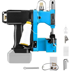 Portable Sewing Machine Battery Sewing Machine for Makita 18 V Battery, Battery Sack Sewing Machine, Electric Bag Sealing Machine for Fabric Bag, Paper Bag, Sandbag, Jute Bag, Grain Bag