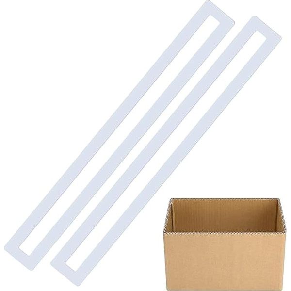 Parklinien-Schablone, 10,2 x 239,9 cm, faltbare Linien-Schablone – Faltbare Beschriftungshilfen mit Papierbox, wiederverwendbares Zeichenzubehör für Beton, Gehweg und Malerei