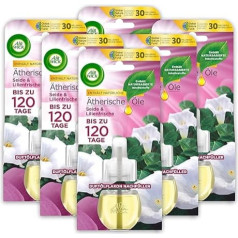 Air Wick Fragrance Oil Bottle Silk & Lily Fresh, 6 pieces