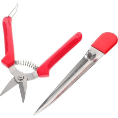 2 Stück Rattan-Webwerkzeuge Werkzeuge zur Korbherstellung Korbreparaturwerkzeug Weidenhandwerkzeuge Reparaturwerkzeug für Weidenkörbe Webwerkzeuge für Körbe Rostfreier Stahl