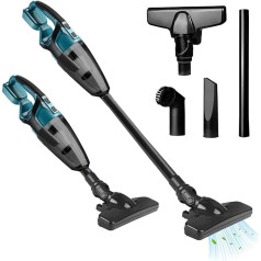 Cordless Handheld Vacuum Cleaner, Portable Handheld Vacuum Cleaner for Makita Battery 20 V, 120 W 9000 Pa Strong Suction Power Wireless Vacuum Cleaner for Car, Home, Office (Without Battery)