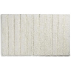 kela Megan 23582 Bath Mat 100 cm x 60 cm 100% Cotton Off-White Non-Slip Washable up to 30 °C Suitable for Underfloor Heating