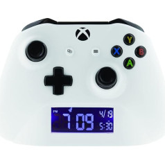 Xbox Controller Alarm Clock - Officially Licensed Digital Alarm Clock with Date, Bedroom Decoration, Gift for Gamer, USB Powered