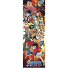 Grupo Erik Poster Door Poster One Piece Poster Covers Art Print – Decorative Living Room or Bedroom – Decorative Room – Size: 53 x 158 cm – Official Licence