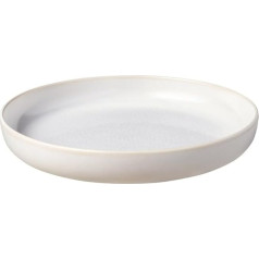 like. by Villeroy & Boch Crafted Cotton Soup Bowl, White, Dishwasher Safe, Microwave Safe, Ceramic Crockery Set, Round, Deep Plate, Plate for Soup and Pasta, Pottery Look, Premium Porcelain