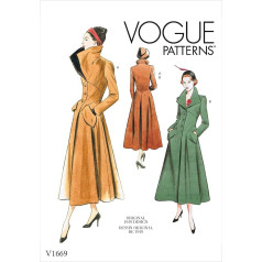 Vogue Patterns -V1669A5-MISSES-OUTERWEAR, paper, various sizes, 6-8-10-12-14