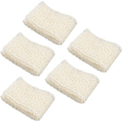 CDQL 5 Rollen 2 Yard Spitzenband, Spitzenbesatz Zum Nähen, Häkelspitzenband, Vintage-Spitzenbänder mit Verschiedenen Ösen, Rolle, für Brauthochzeitsdekoration, Weihnachtspaket, Näh-