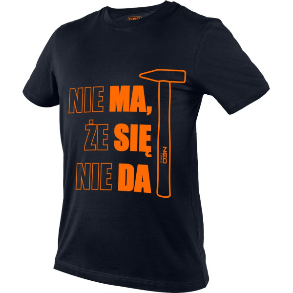 Neo Tools Apdrukāts T-krekls, MA SIE DA, izmērs XXL