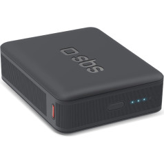 SBS Powerbank 10000 mAh Power Delivery - melns