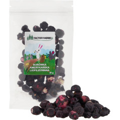 Factoryherbs liofilizētas mellenes 10g