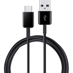Samsung USB-A - USB-C 1,5 m kabelis - melns
