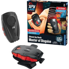 Thames & Kosmos Spy Labs Inc: Ultimate Spy Sleuth Master of Disguise 2-in-1 Toy Spy Set, Secret Voice Recorder and Voice Changer Toy for Children Aged 8 Years and Above