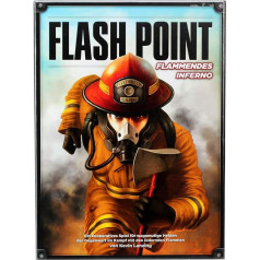 Heidelberger Spieleverlag Flash Point:Flammendes Inferno - Indie Boards & Cards - German - Cooperative Board Game - For 2-6 People - from 10 Years, Orange
