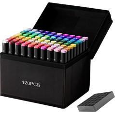 MWZBTG Ausmalstifte | Malstifte - Wasserdichte Ölbasierte Doppelspitze Zeichenstifte Für Kinder Und Erwachsene Zum Malen, Basteln, Schule, Reise & Unterwegs