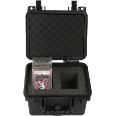 PIT66 Waterproof Storage Box for 75 Stamped Cards or 250 Unstamped Cards, black, S, Practical