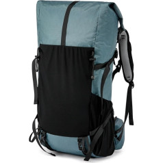 LIUHLFSR 40L Outdoor Hiking Camping Backpack Large Capacity Waterproof Climbing Bag Travel Equipment Men Women Backpack Suitable for Camping, Outdoor, Hiking (Grey)