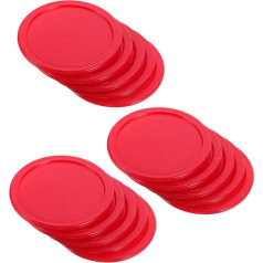 TOYANDONA Table Hockey Puck Game Goalkeeper Bucket Hockey Pucks Tape for Hockey Sticks Air Hockey Table Air Hockey Pusher Ice Pucks Air Hockey Tablecloth Table Air Hockey Plastic Red