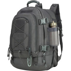 LIUHLFSR 65L Large Capacity Outdoor Backpack Men's Backpacks Backpack Waterproof Climbing Bag Travel Camping Hiking Suitable for Camping, Outdoor, Hiking (Grey)